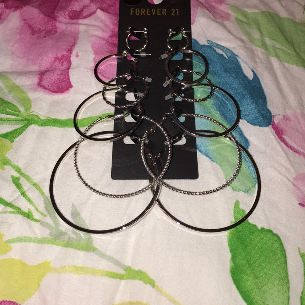 Forever 21 hoop earrings
